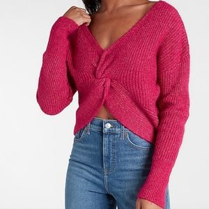 Express Reversible Pink Sweater